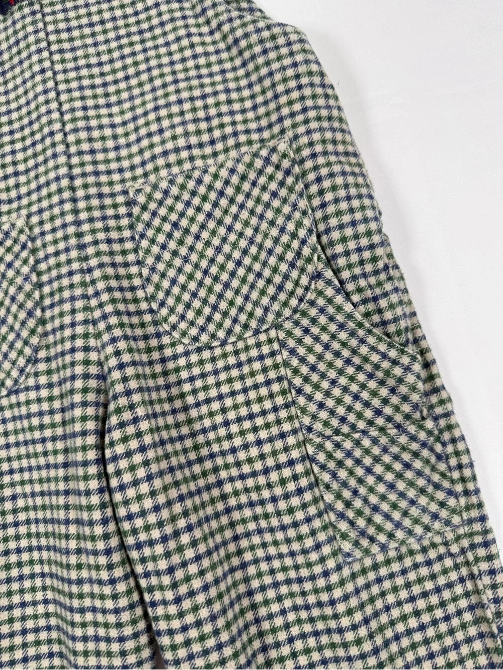 VINTAGE GYMBOREE Boys Plaid Flannel Overalls XS 12-18m 90s Cottagecore Classic